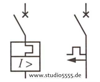 Leistungsselbstschalter Schaltzeichen