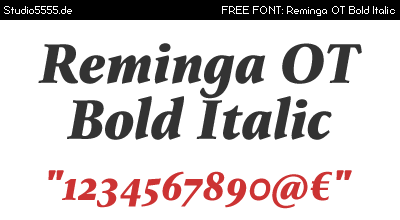 reminga_bold_italic